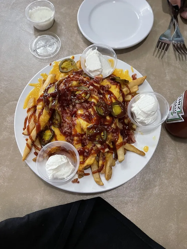 Loaded BBQ Cheese Fries with Bacon